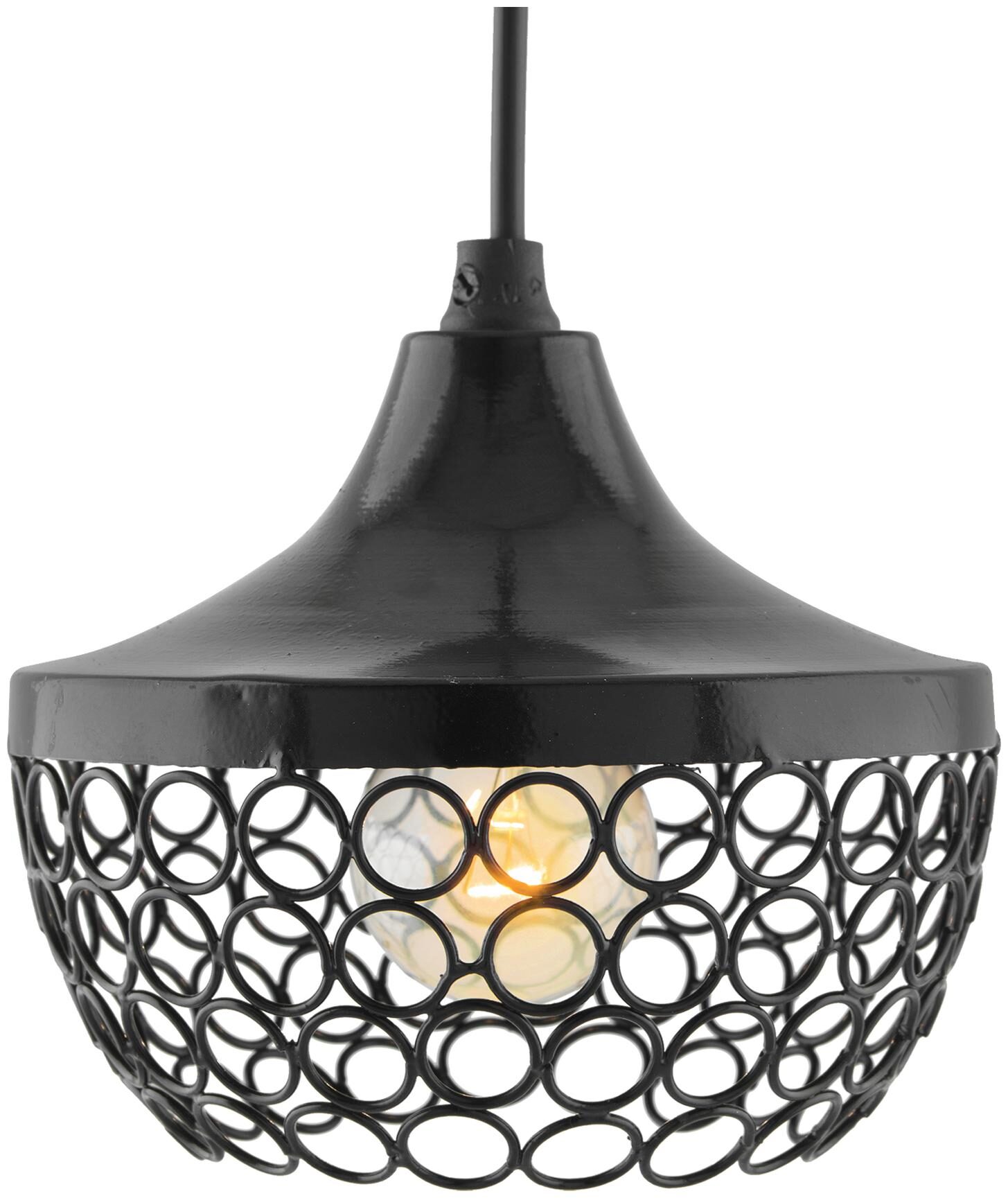 

Homesake Glossy black hanging goblet light ceiling light Nordic E27 pendant