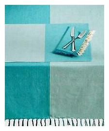 

Homewear Durham Teal Tablecloth - Spring Collection - 70 Round - New