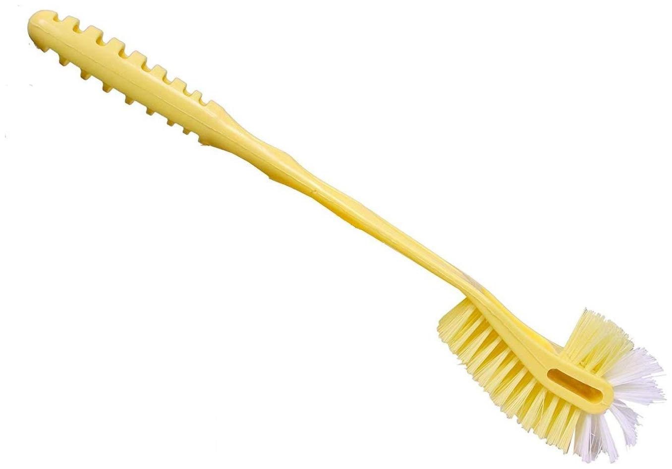 

Homfine Long Handle Hockey Double Sided Bristles Toilet Cleaning Brush (1 pc)
