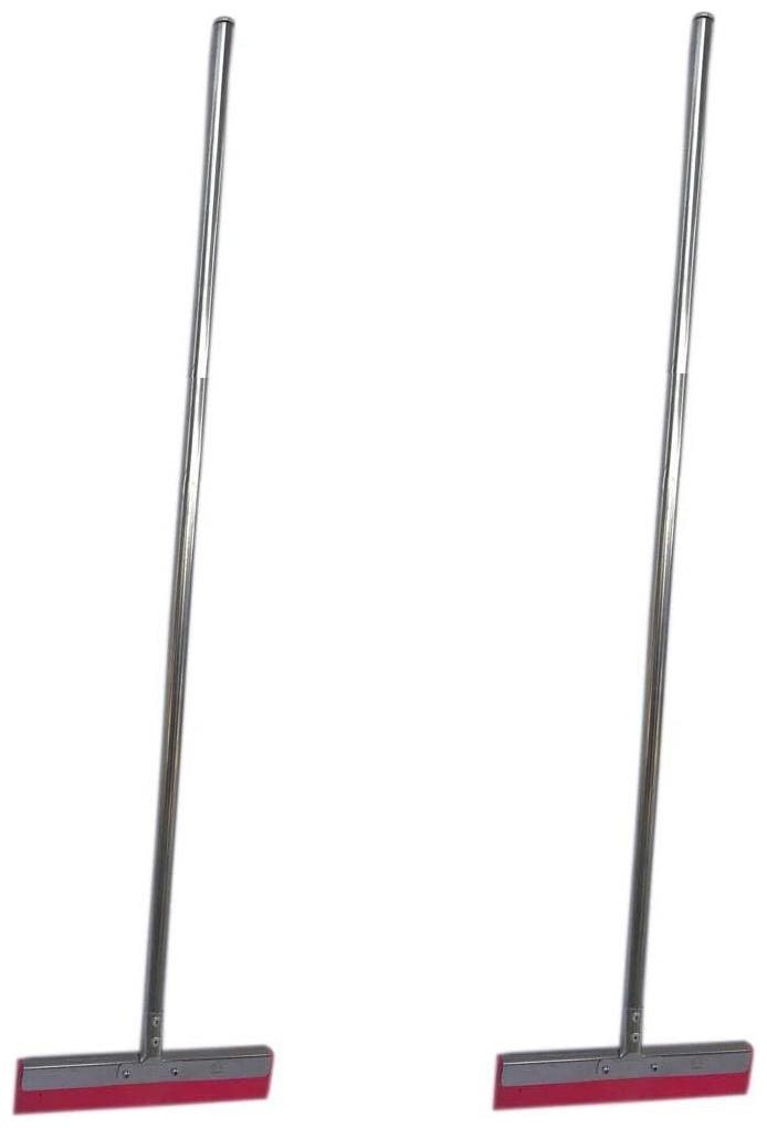 

Homfine Pack of 2 Bathroom Floor Wiper 202 Grade Pure Stainless Steel with Wide Quality Foam for All Cleaning Purpose
