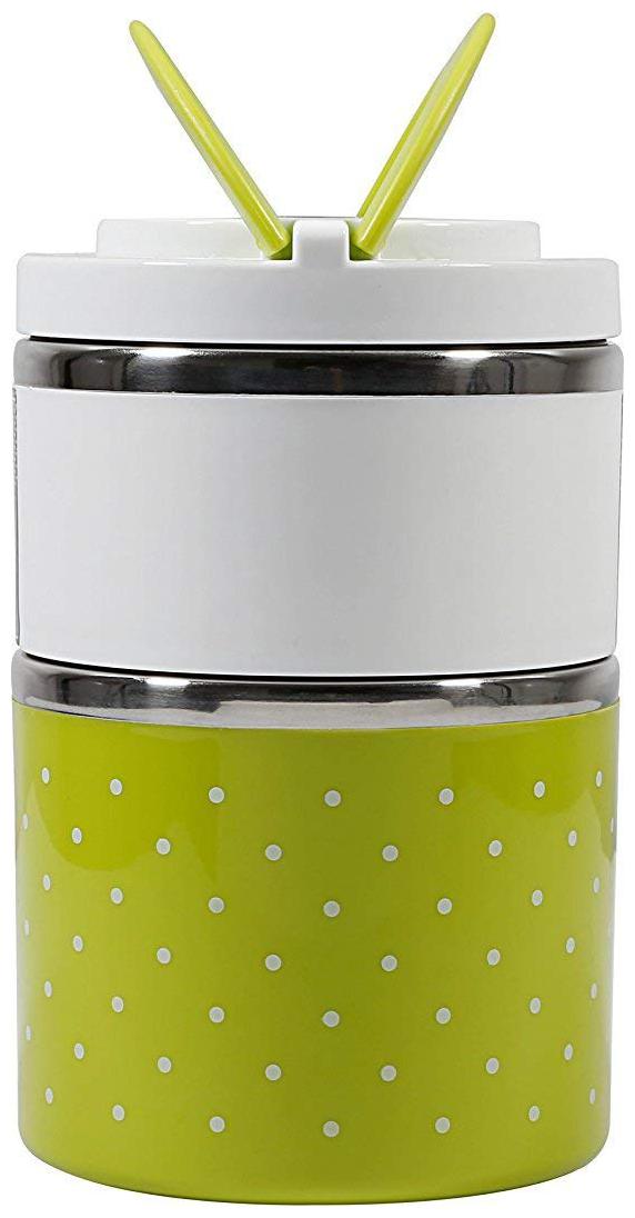 Meenamart Assorted Lunch box Set of 2 , 930 ml