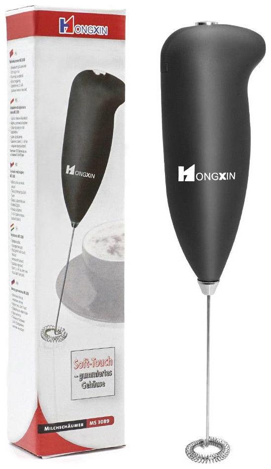 

Hongxin Classic Sleek Design Hand Blender for Cafe Latte Espresso Cappuccino Lassi Salad Dressing (Pack of 1)