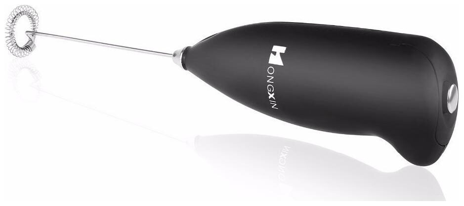 

Hongxin Electric Handheld Milk Wand Mixer Frother For Latte Coffee Hot Milk Hand Blender (Black)