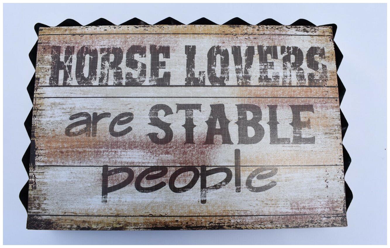 

Horses Lovers Are Stable People