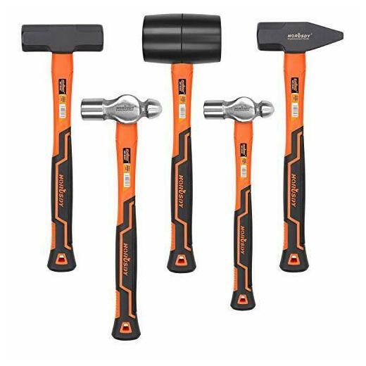 

HORUSDY 5-Piece Hammer Set 16oz Ball Pain Hammer 32oz Ball Pain Hammer