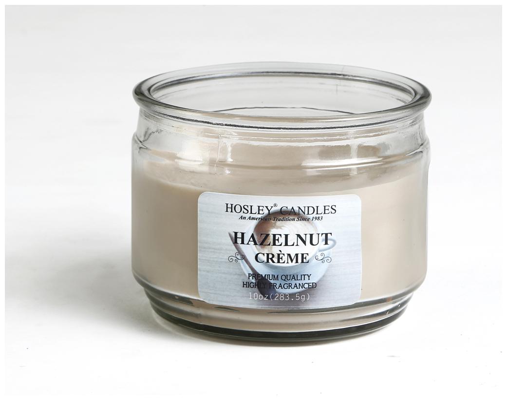 

Hosley Hazelnut Creme Highly Fragrance 2 Wick 283 49 g (10 Oz) Wax Jar Candle
