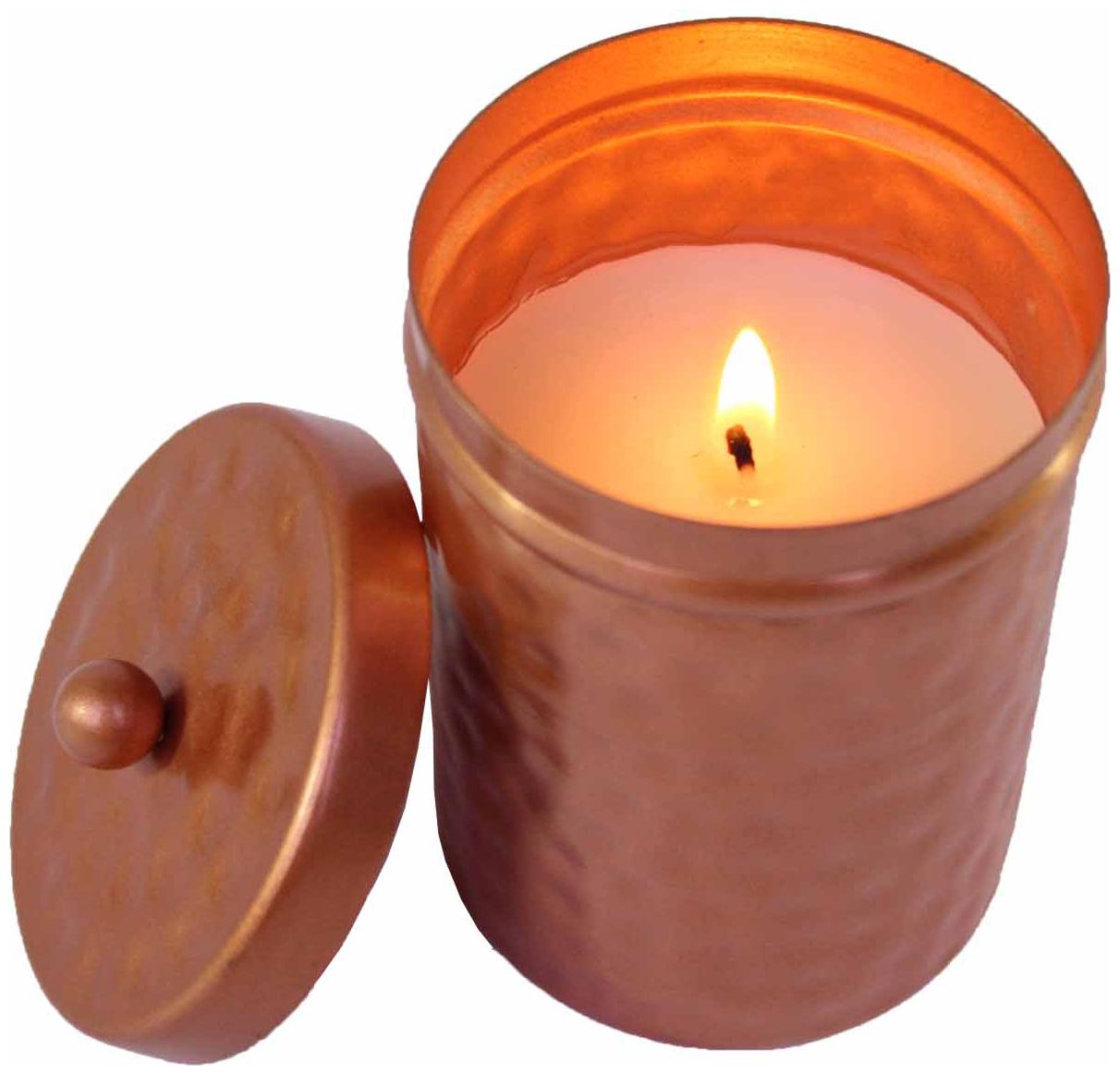 

Hosley Metal Copper Candle
