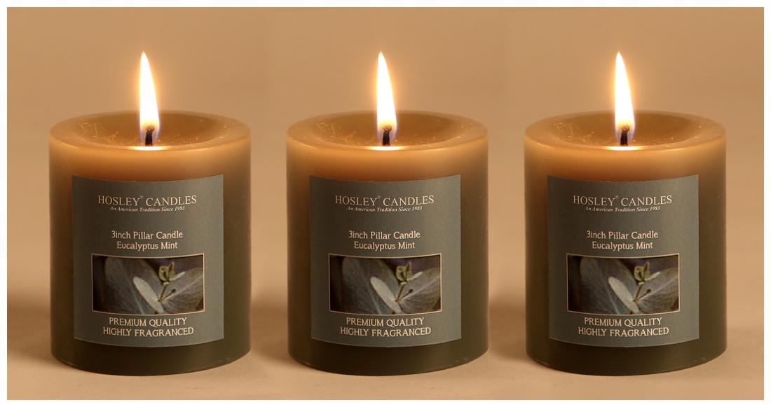 

Hosley Paraffin wax Green Candle