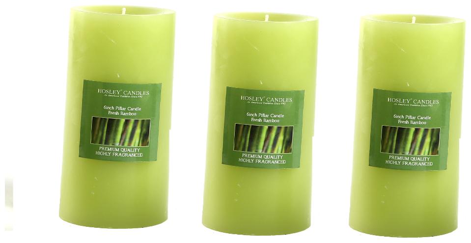 

Hosley Paraffin wax Green Candle