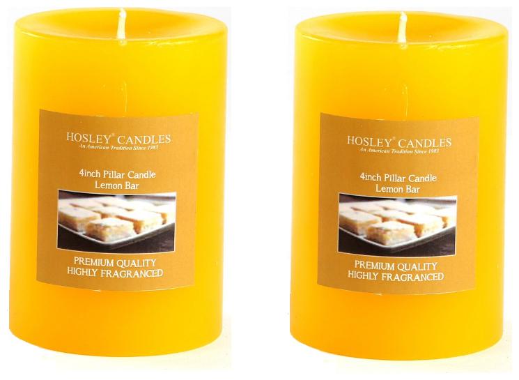 

Hosley Paraffin wax Yellow Candle