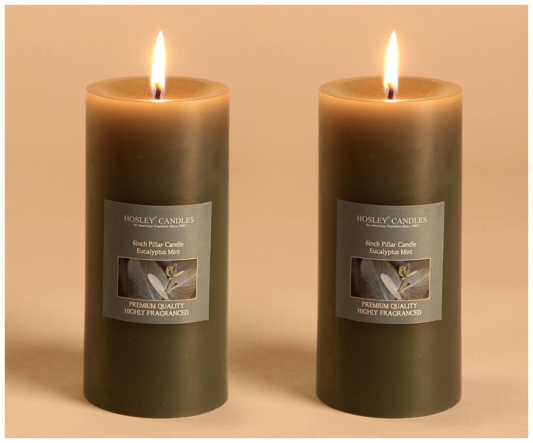 

Hosley Paraffin wax Green Candle