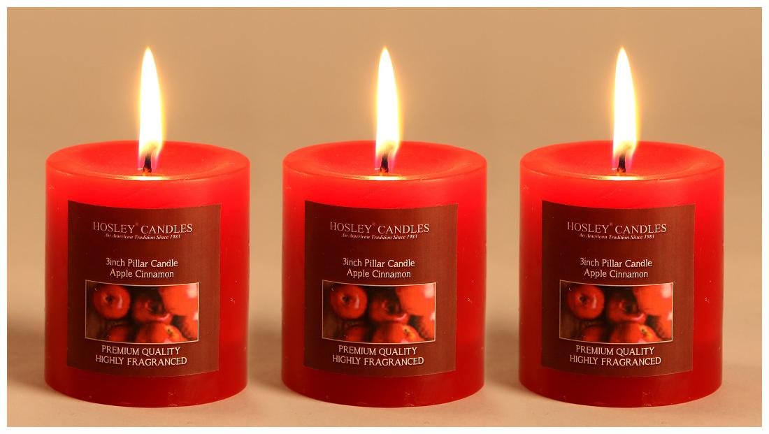 

Hosley Paraffin wax Red Candle