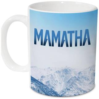 Hot Muggs Me Skies Mug - Mamatha Personalised Name Ceramic;315ml;1 Unit