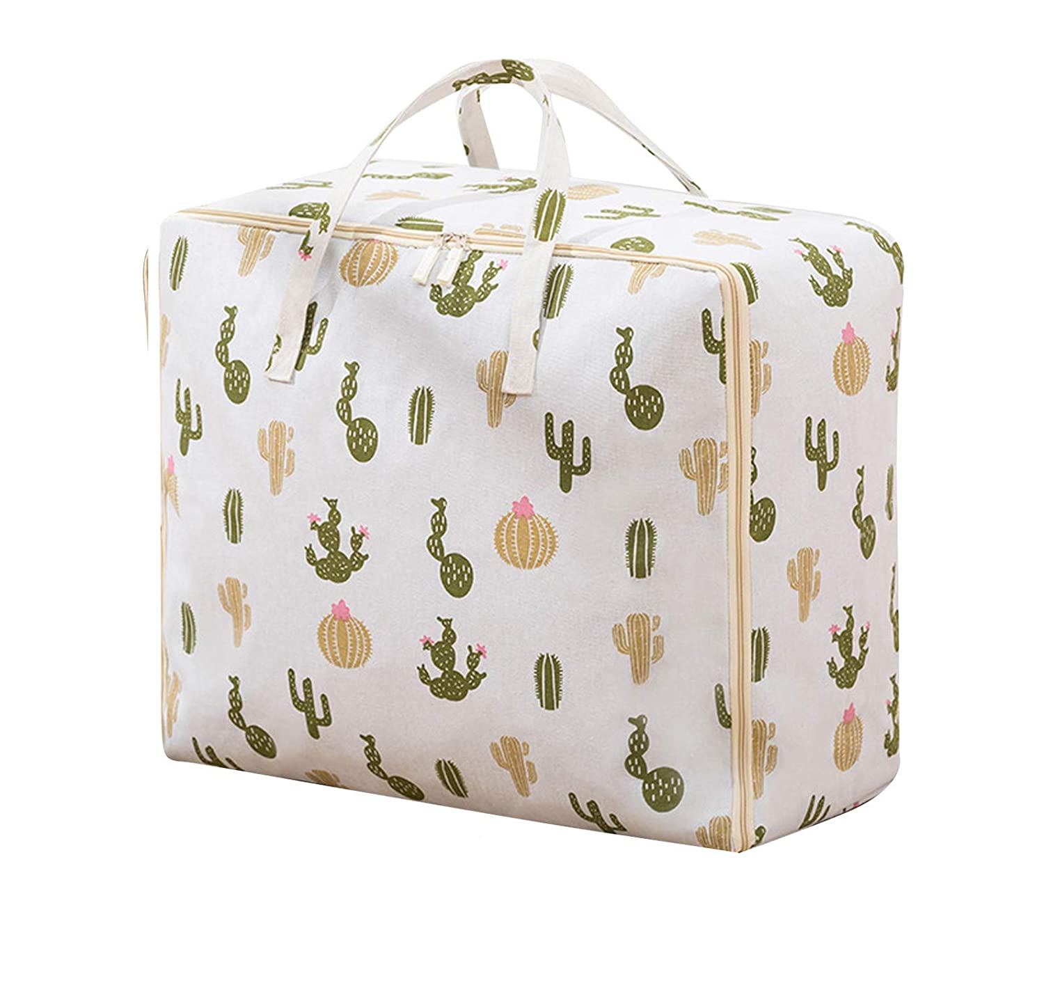 

House of Quirk Extra Large Over-Sized Handy Storage Bag Heavy Duty Travel Luggage Caddy Organizer Reusable Laundry Bags Duffel Space Saver with Web Handles for Quilt Beddings Blanket