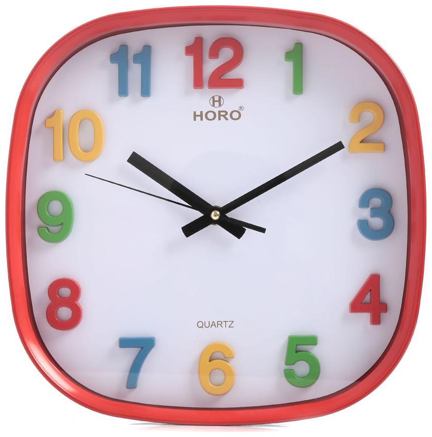 

HORO Plastic Analog Wall clock ( Set of 1 )