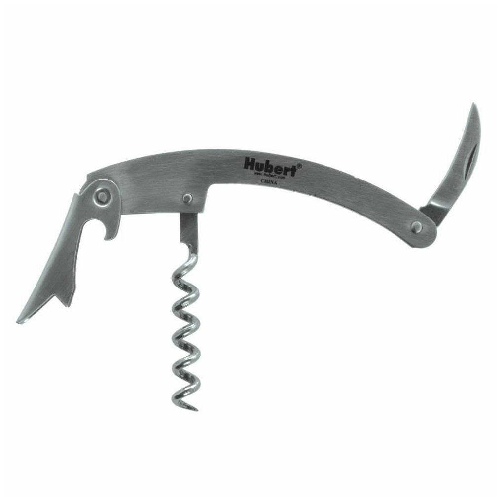

HUBERT Corkscrew Knife And Bottle Opener Stainless Steel - 7 1 4 L