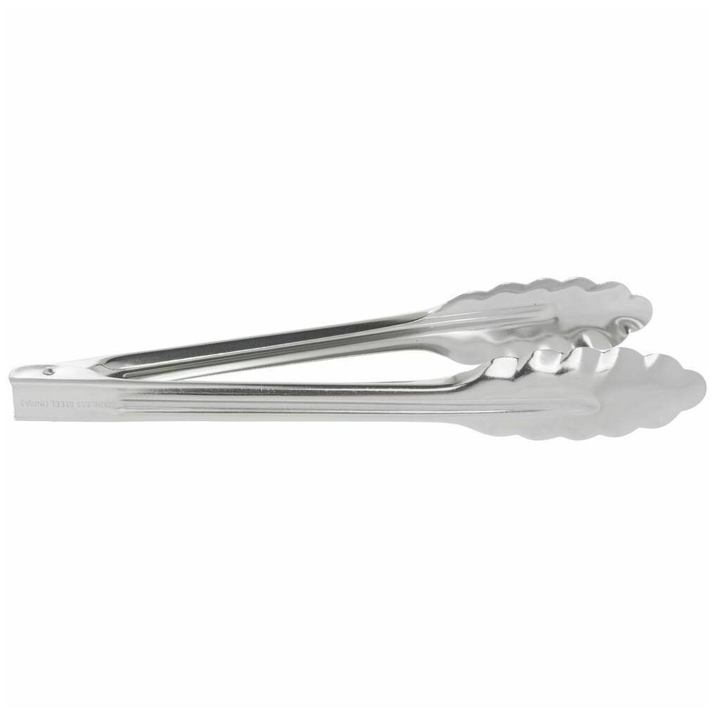 

HUBERT Scalloped Hinged Tong Stainless Steel - 9 1 2 L