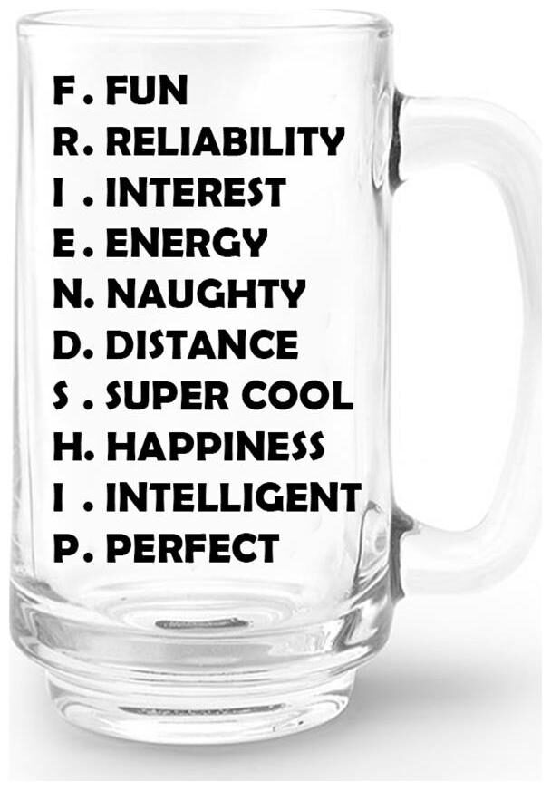 

Huppme Friendship Meaning Beer Mug