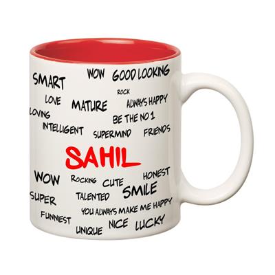 

Huppme Good Personality Sahil Inner Red Mug