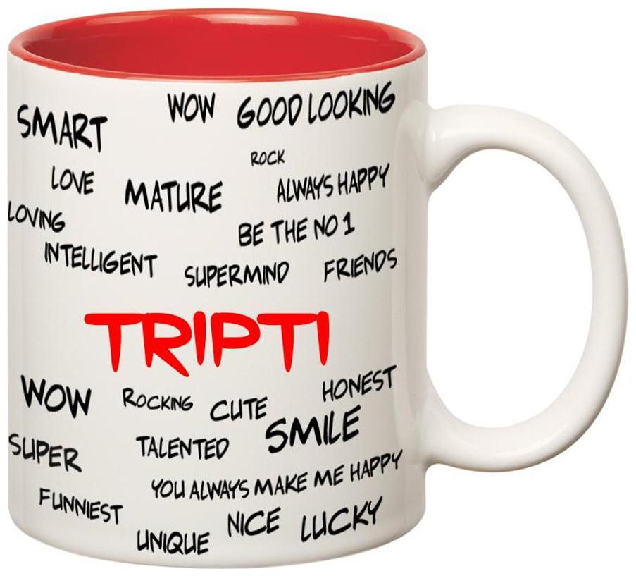 

Huppme Good Personality Tripti Inner Red Mug