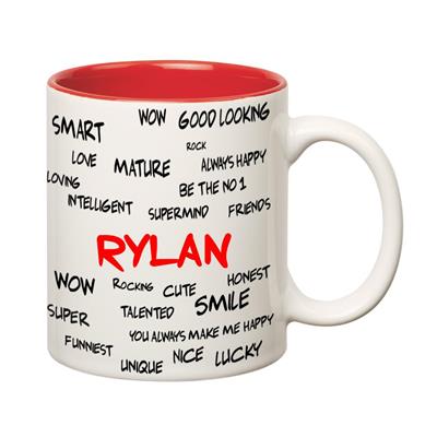 

Huppme Good Personality Rylan Inner Red Mug