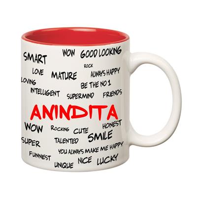 

Huppme Good Personality Anindita Inner Red Mug