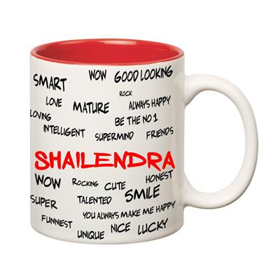 

Huppme Good Personality Shailendra Inner Red Mug