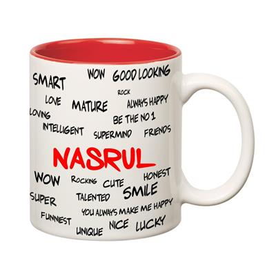 

Huppme Good Personality Nasrul Inner Red Mug