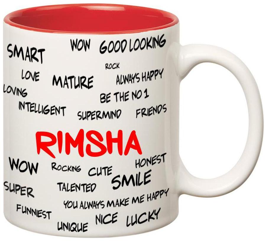 

Huppme Good Personality Rimsha Inner Red Mug