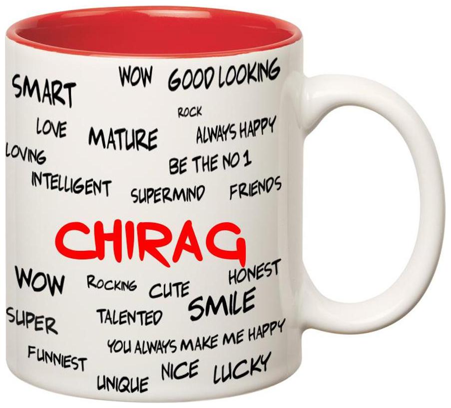 

Huppme Good Personality Chirag Inner Red Mug