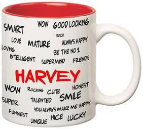 Huppme Good Personality Harvey Inner Red Mug