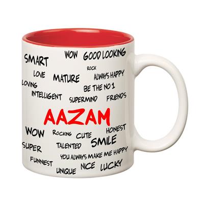 

Huppme Good Personality Aazam Inner Red Mug