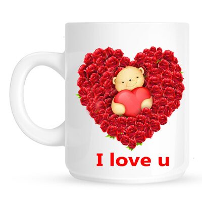 

Huppme I Love U 21 White Mug