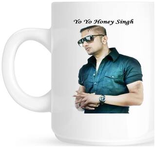 Huppme Yo Yo Honey Singh White Coffee Mug