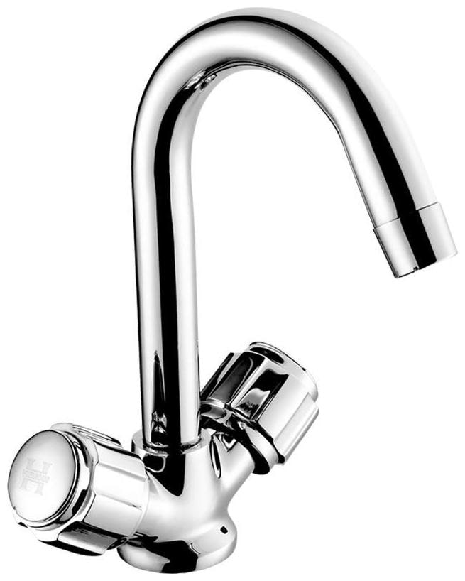 

HVitreous Deck Mount Brass Basin and Sink Mixers ( Knob Controlled )