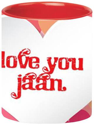 I love Jaan Ceramic Coffee Mug by Ashvah - MUG1567