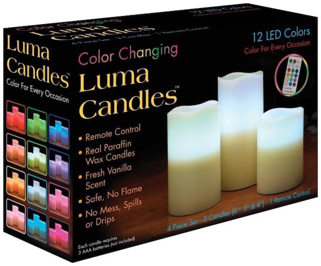 IBS Candles LED LC Candle (White;Pack of 3)EA01002