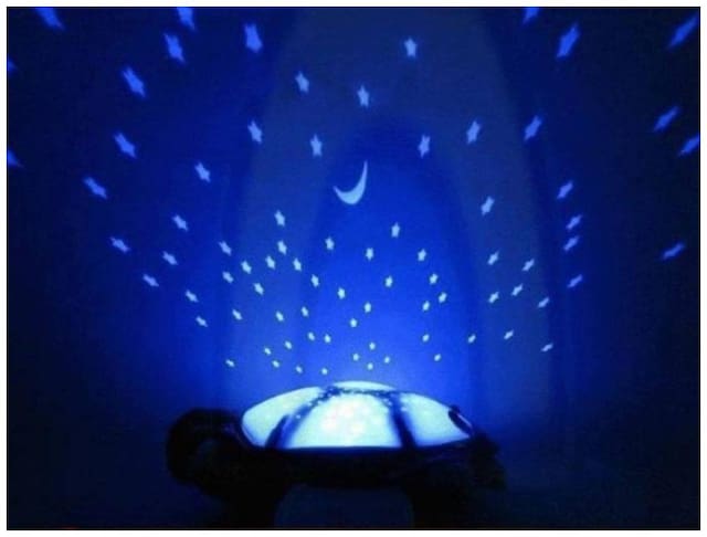 IBS Night Stars Sky Constellations Led Child 47 Sleeping Projector Night Lamp (9 cm;Multicolor)