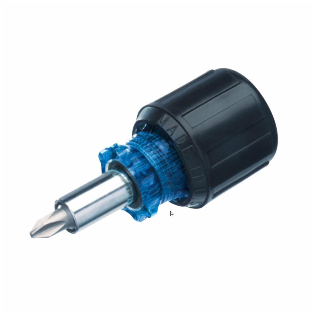 

Ideal 35-945 Stubby 6-in-1 Multi-Bit Screwdriver And Nut Driver