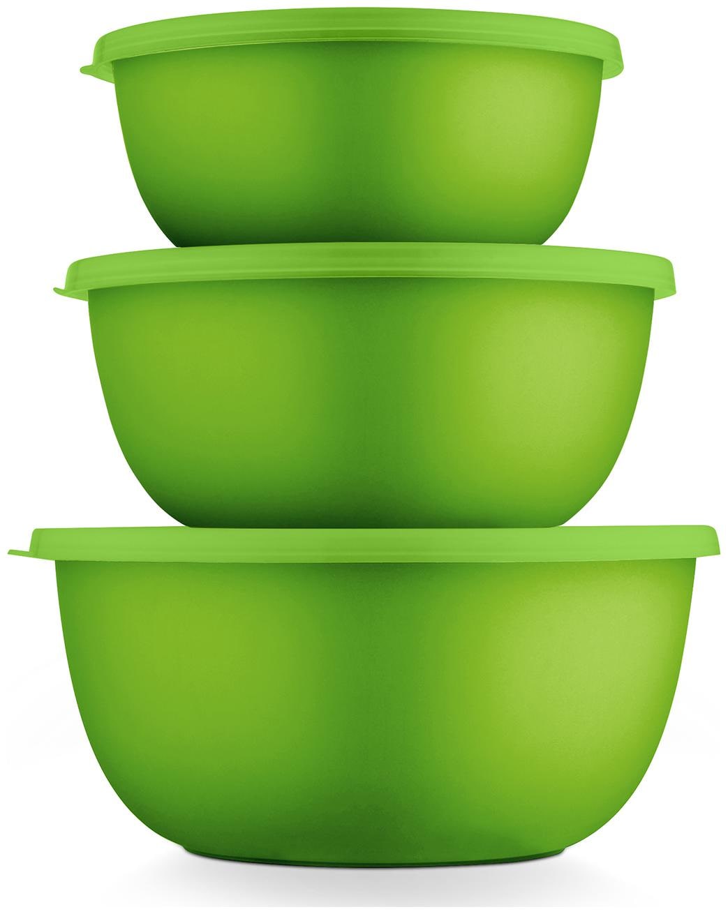 

IDEALE 500 ml 750 ml Green Stainless steel Container Set - Set of 3