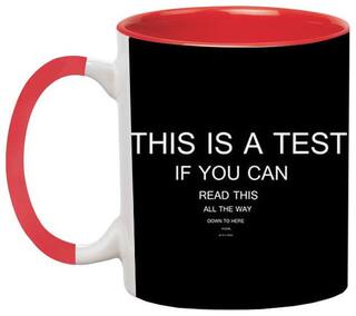 If you Can Ceramic Coffee Black Mug by Ashvah-Mug-1880-Red