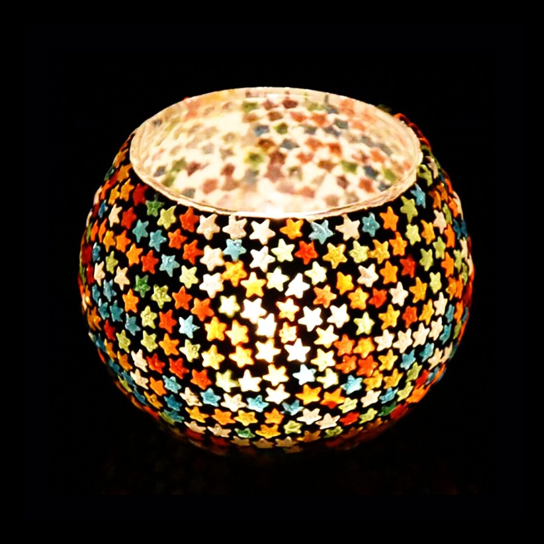

iHandikart Glass Multi Tea light holder