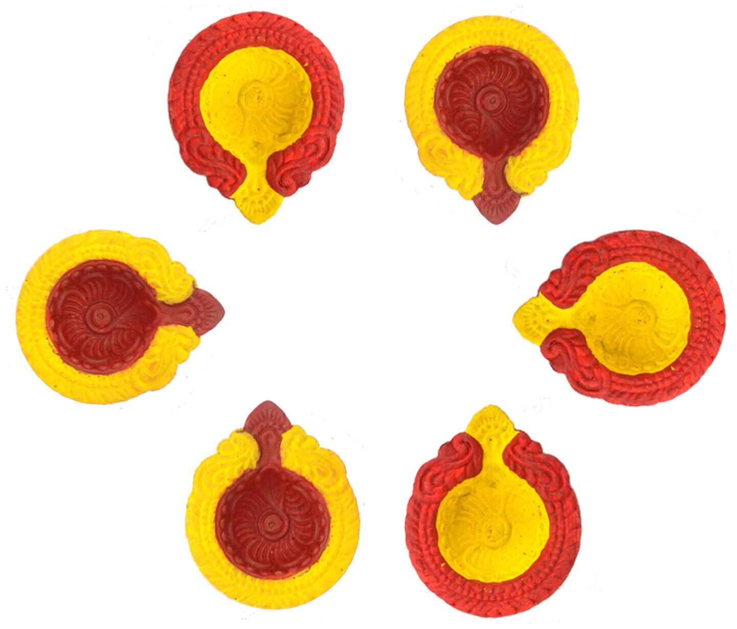 

iHandikart Terracotta Yellow Red T-light