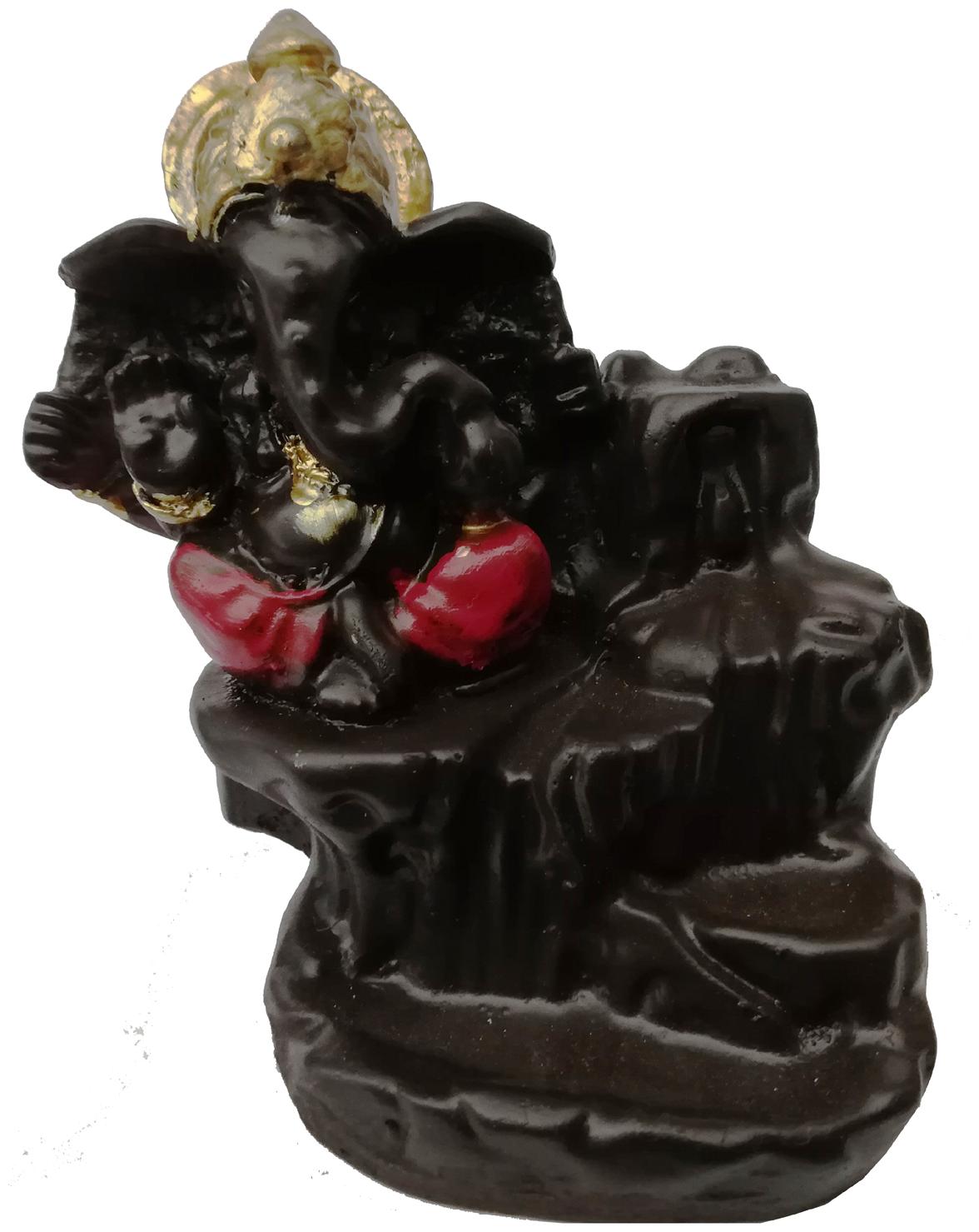 

iHandikart Handicrafts Polyresin Material Handmade showpiece Smoking Fountain With 10 Backflow Incense Cones