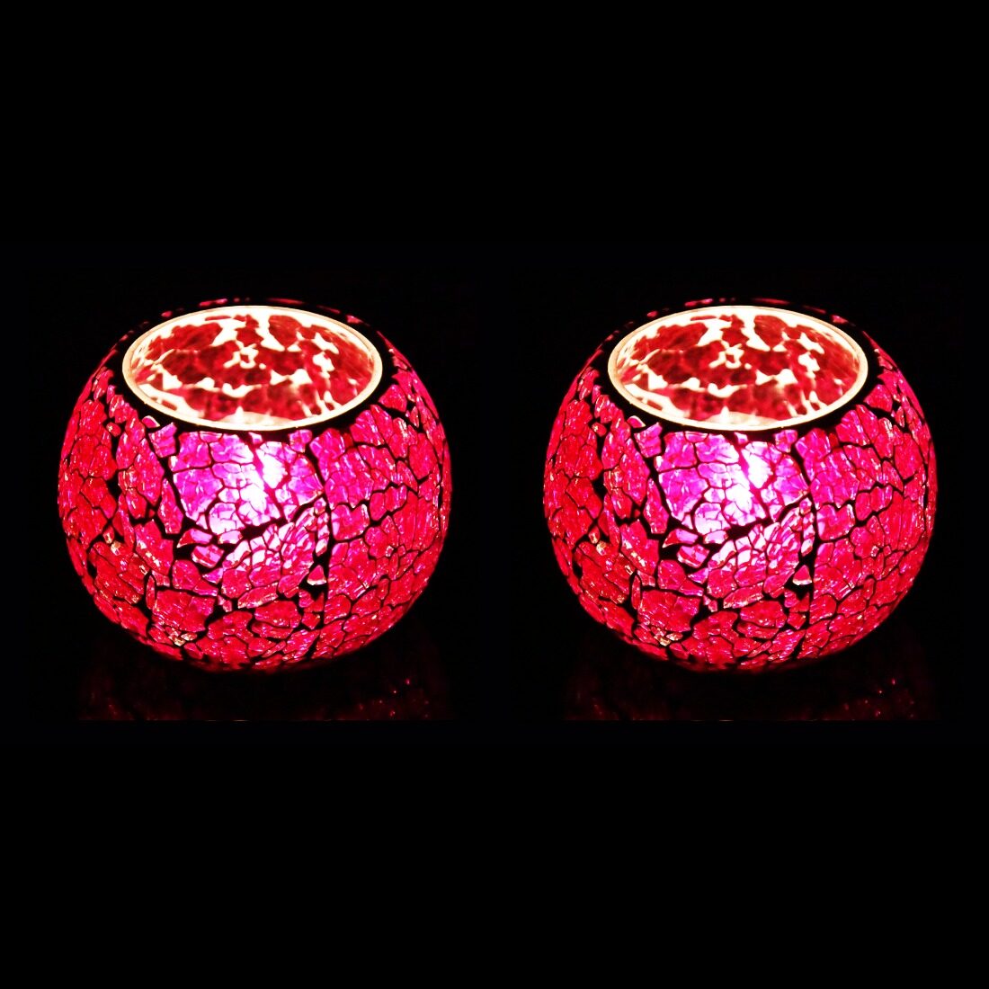 

iHandikart Glass Multi Tea light holder