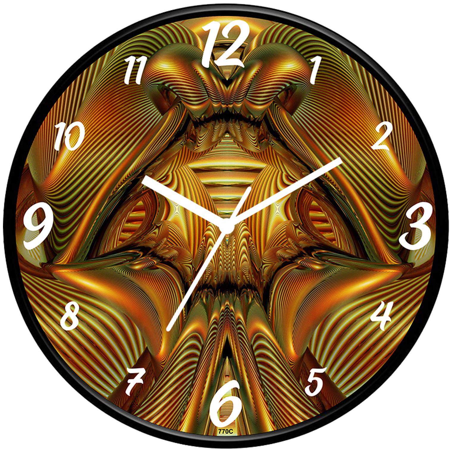 

Iik Collection Plastic Analog Wall clock ( Set of 1 )