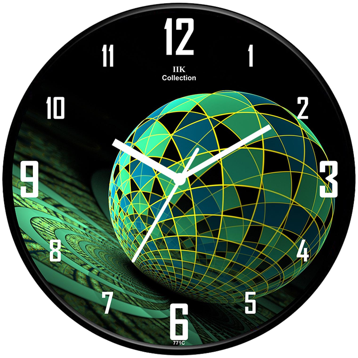 

Iik Collection Plastic Analog Wall clock ( Set of 1 )