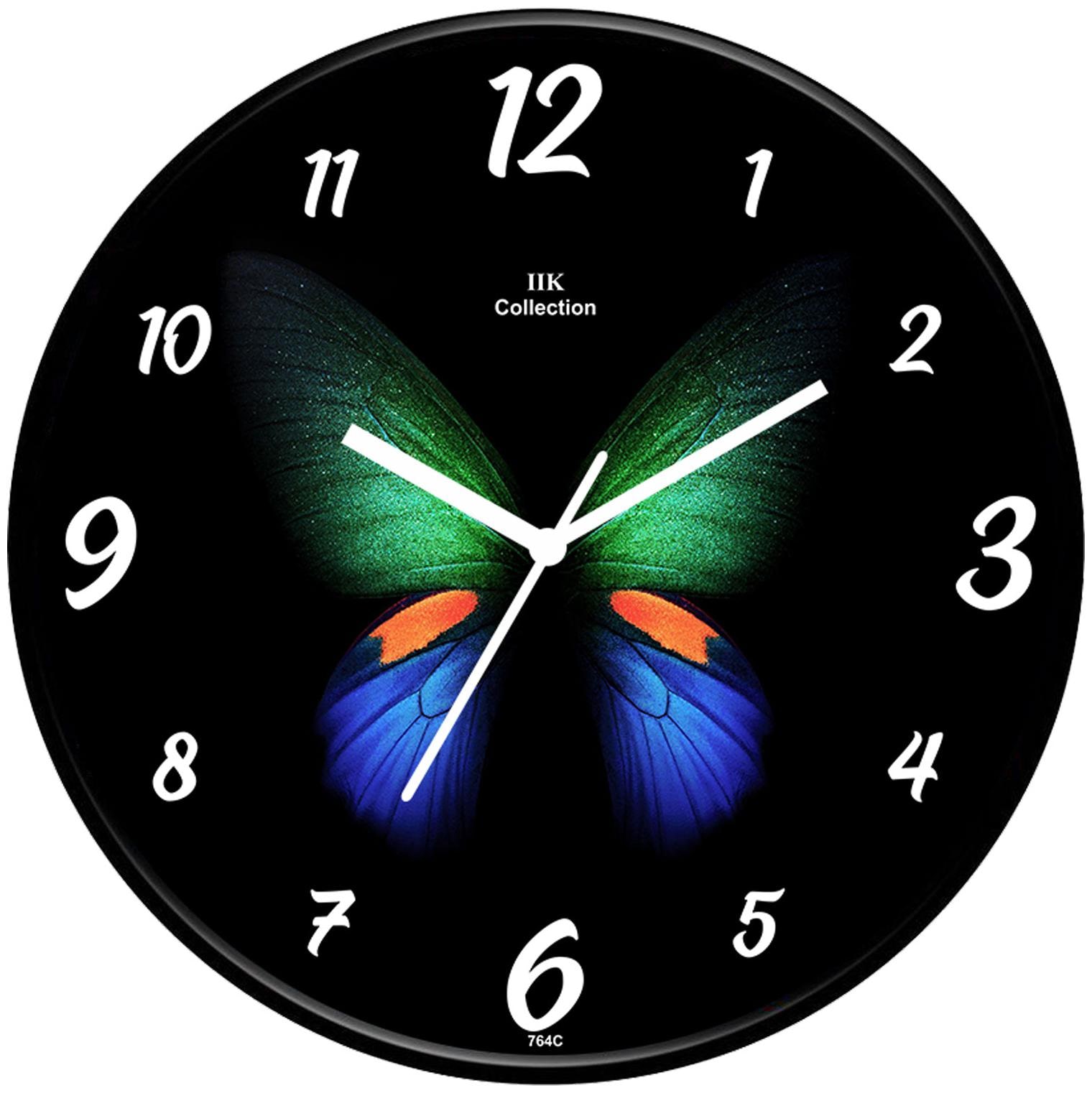 

Iik Collection Plastic Analog Wall clock ( Set of 1 )