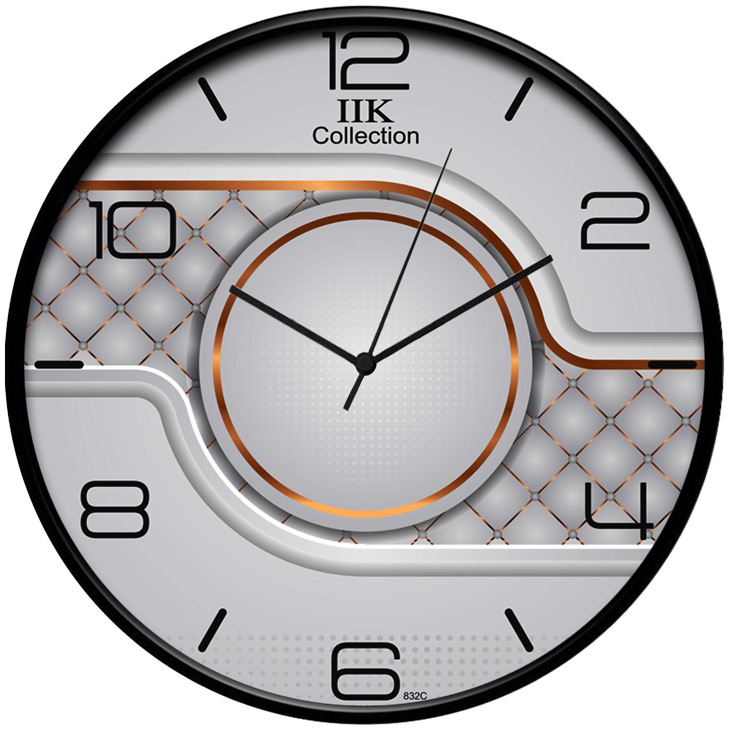 

Iik Collection Plastic Analog Wall clock ( Set of 1 )