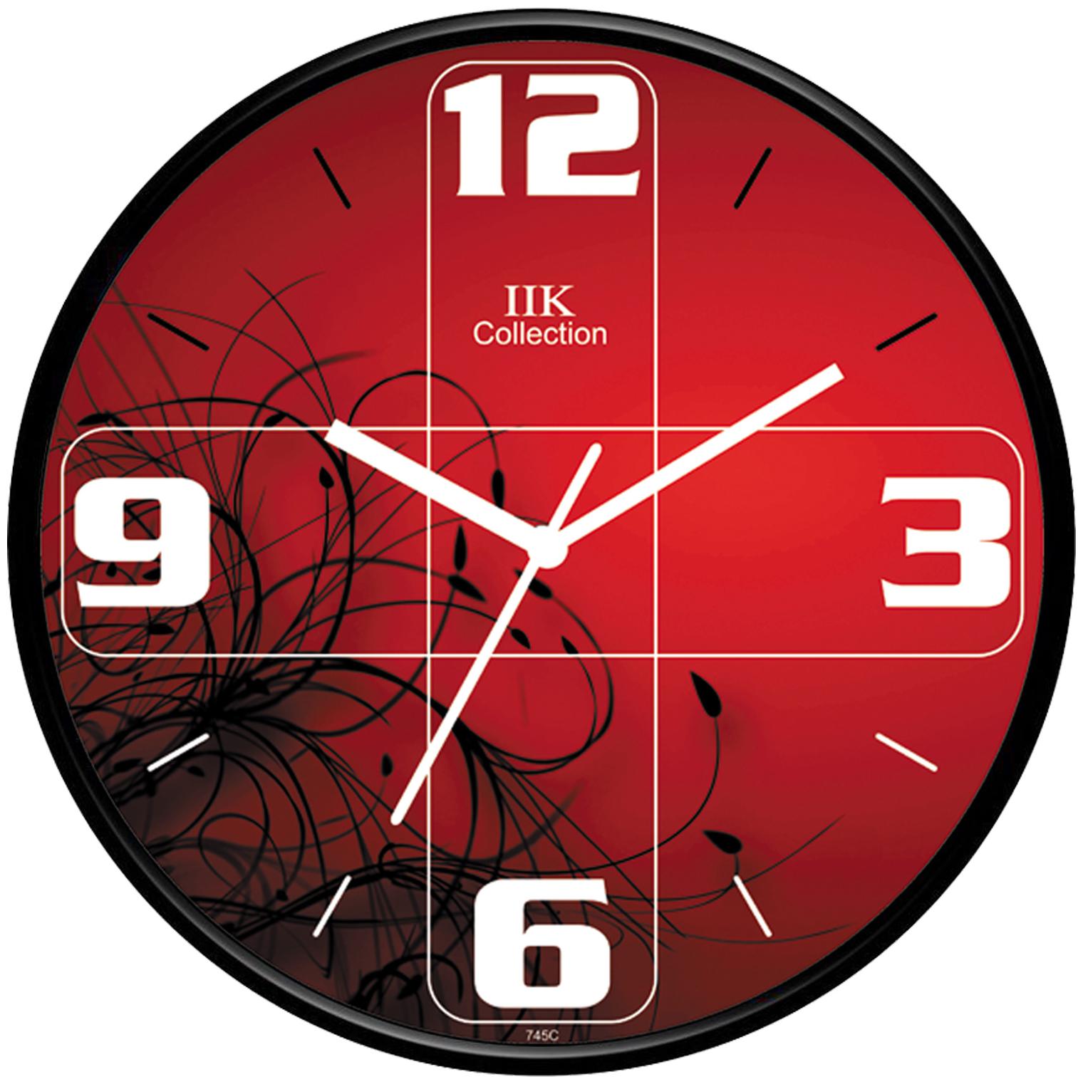 

Iik Collection Plastic Analog Wall clock ( Set of 1 )